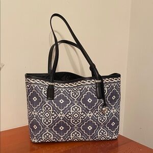Stylish Black and White Tote Bag